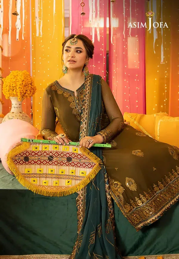 Asim Jofa | Dastaan Collection 24 | AJDA-16 - Rang-e-Khaas