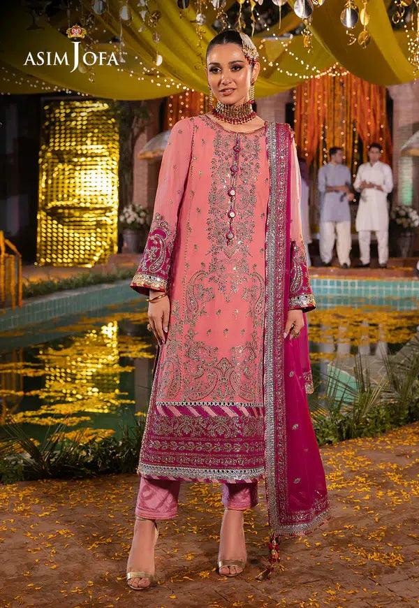 Asim Jofa | Dastaan Collection 24 | AJDA-28 - Rang-e-Khaas