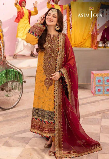 Asim Jofa | Dastaan Collection 24 | AJDA-25 - Rang-e-Khaas
