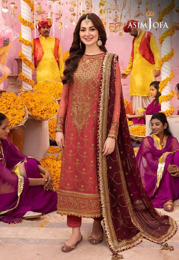 Asim Jofa | Dastaan Collection 24 | AJDA-23 - Rang-e-Khaas