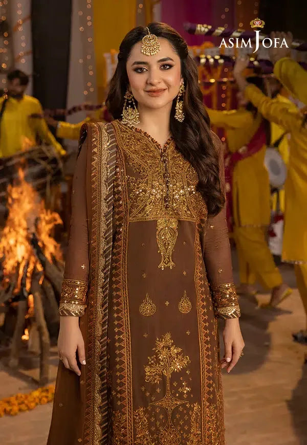 Asim Jofa | Dastaan Collection 24 | AJDA-11 - Rang-e-Khaas