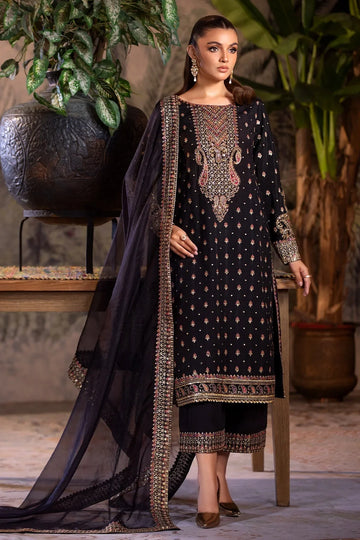 Charizma | Festive Pret | CMA-4-050 BLACK - Rang-e-Khaas