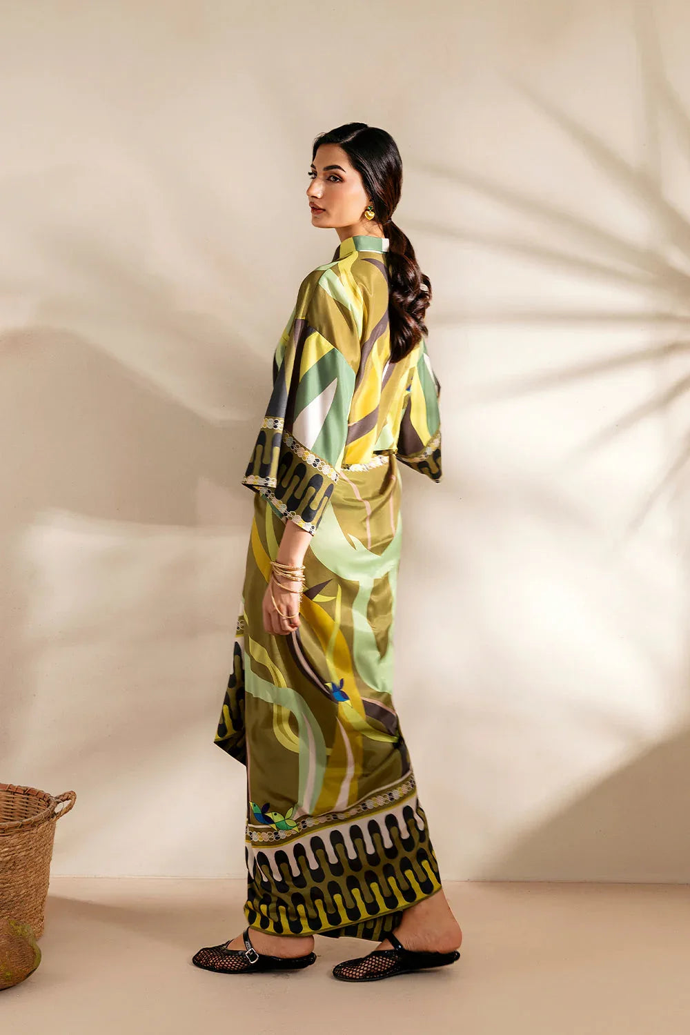 Saira Rizwan | Silk Coords 25 | GOLDEN GUAVA - SRSP-25-07 - Rang-e-Khaas