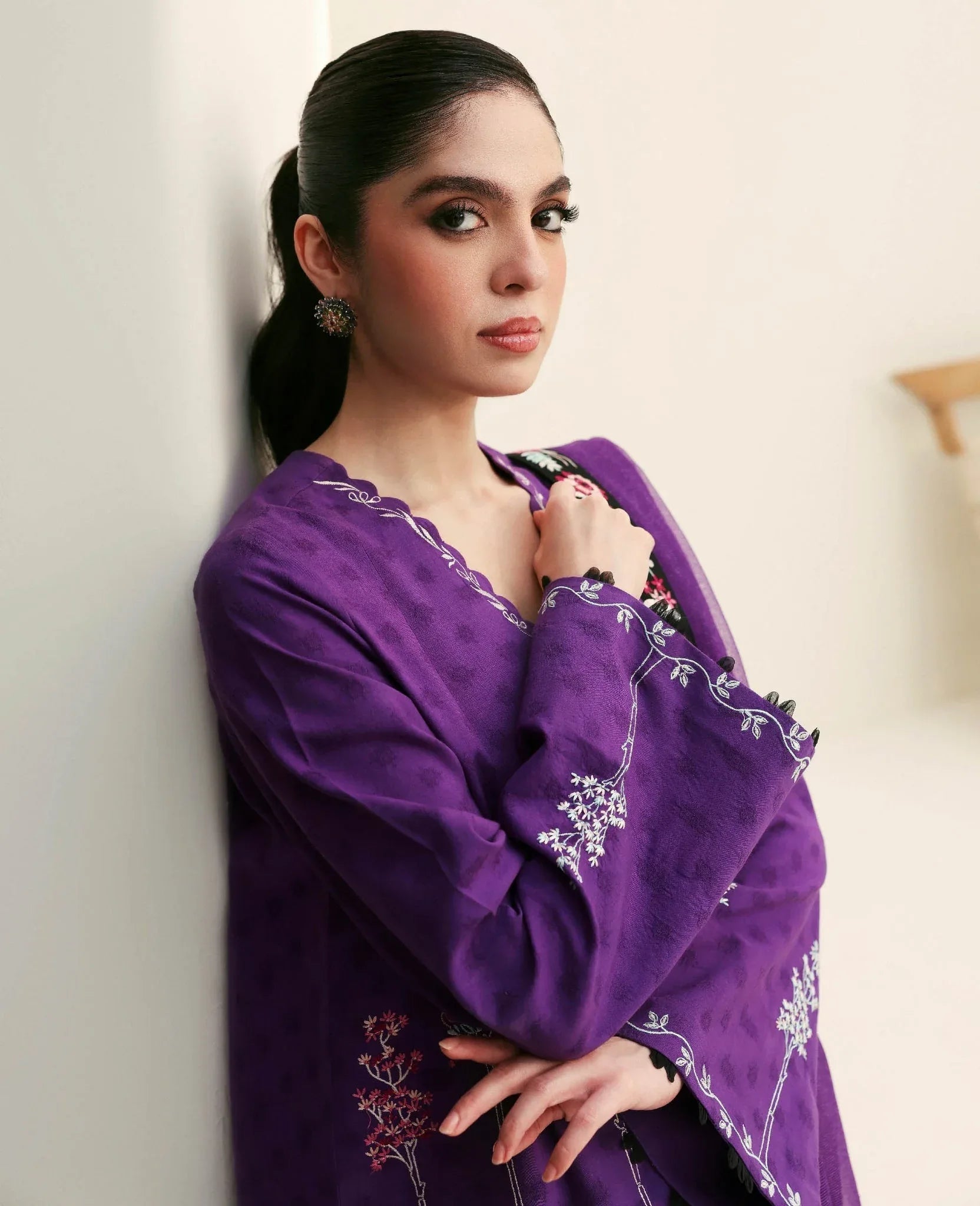 Republic Womenswear | Basics Pre Fall 25 | Violette - Rang-e-Khaas