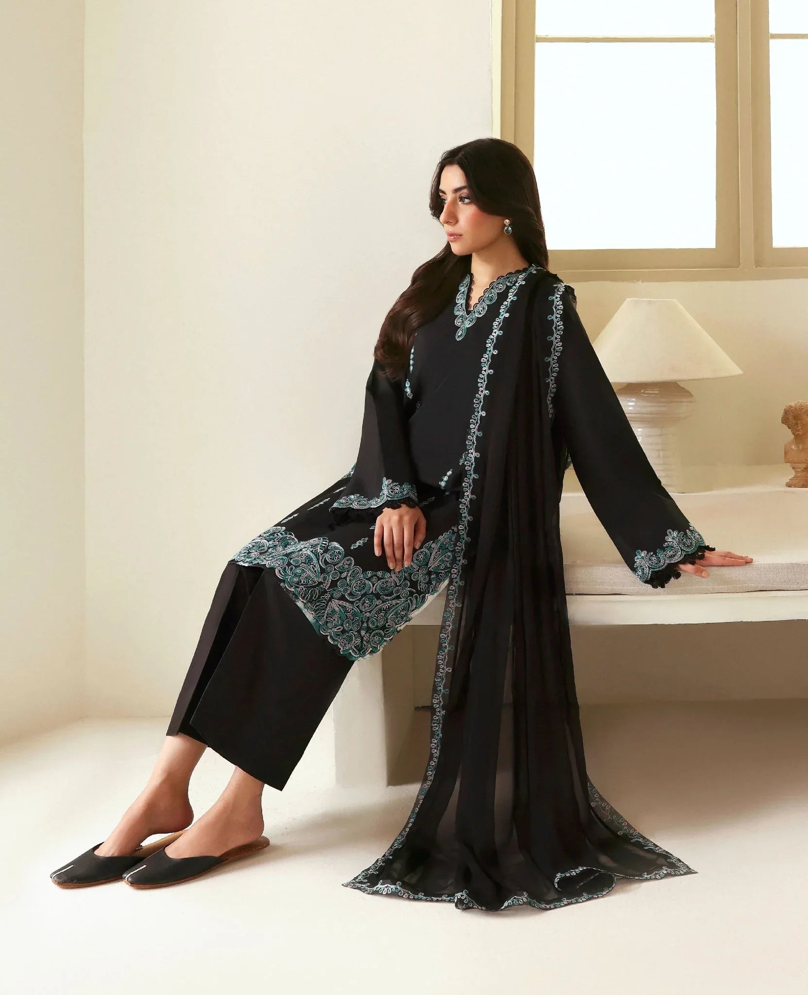 Republic Womenswear | Basics Pre Fall 25 | Noire - Rang-e-Khaas
