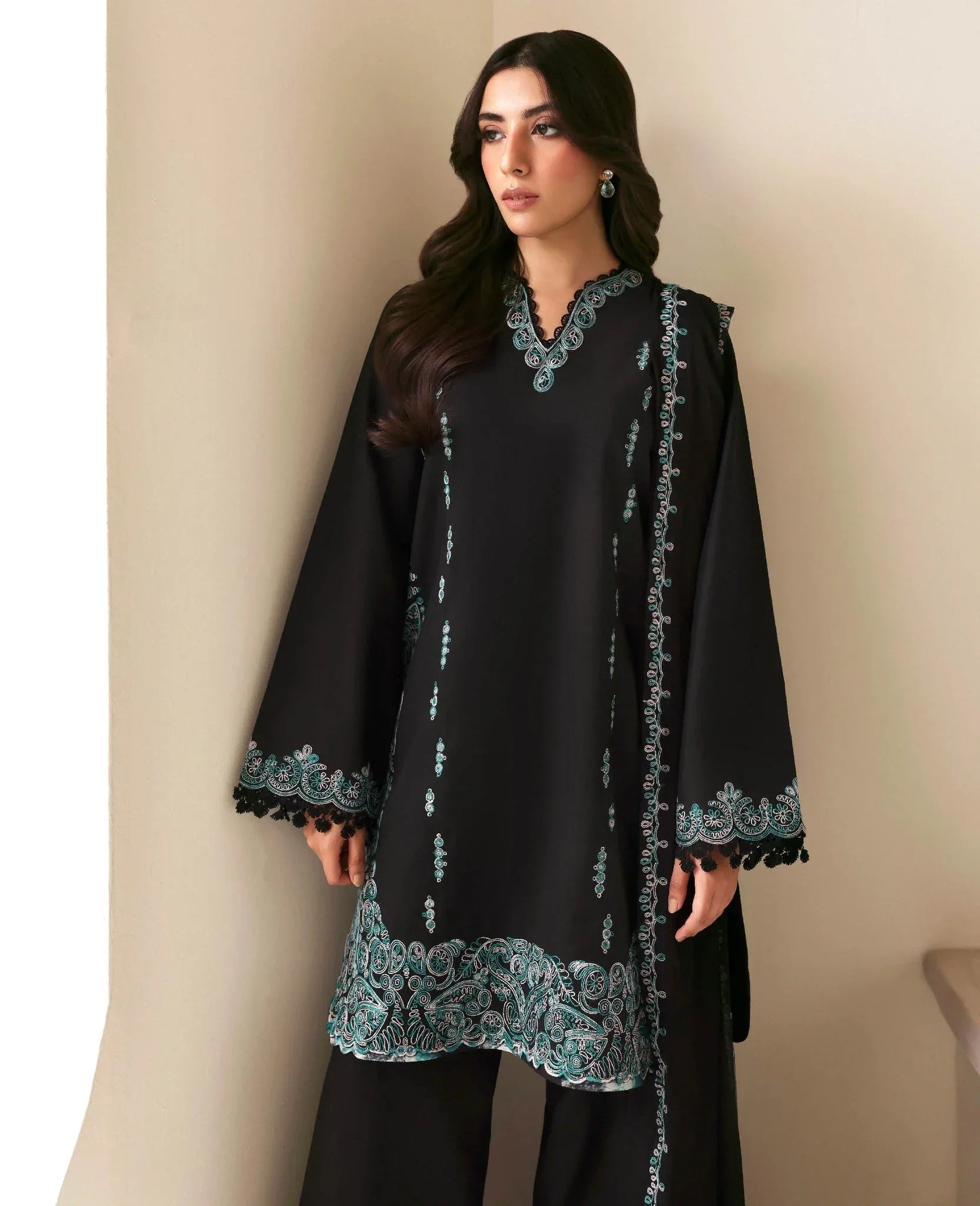 Republic Womenswear | Basics Pre Fall 25 | Noire - Rang-e-Khaas