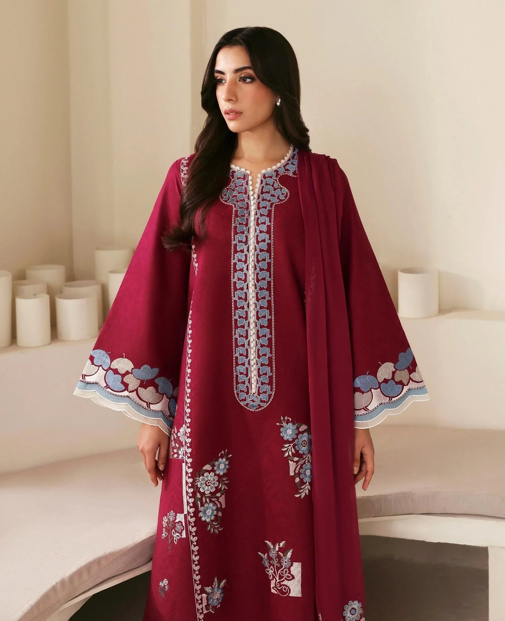 Republic Womenswear | Basics Pre Fall 25 | Fleurine - Rang-e-Khaas