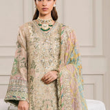 Baroque Chantelle Embroidered Luxury Zari Masuri 3Pc Suit EC-04
