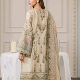 Baroque Chantelle Embroidered Luxury Zari Masuri 3Pc Suit EC-04