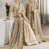 Baroque Chantelle Embroidered Luxury Zari Masuri 3Pc Suit EC-04
