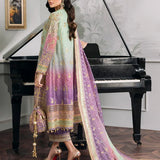 Baroque Chantelle Embroidered Luxury Chiffon 3Pc Suit EC-08