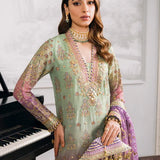 Baroque Chantelle Embroidered Luxury Chiffon 3Pc Suit EC-08