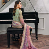 Baroque Chantelle Embroidered Luxury Chiffon 3Pc Suit EC-08