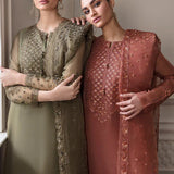 Baroque Exclusive Formal Embroidered Chiffon 3Pc UF-296