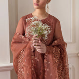 Baroque Exclusive Formal Embroidered Chiffon 3Pc UF-296