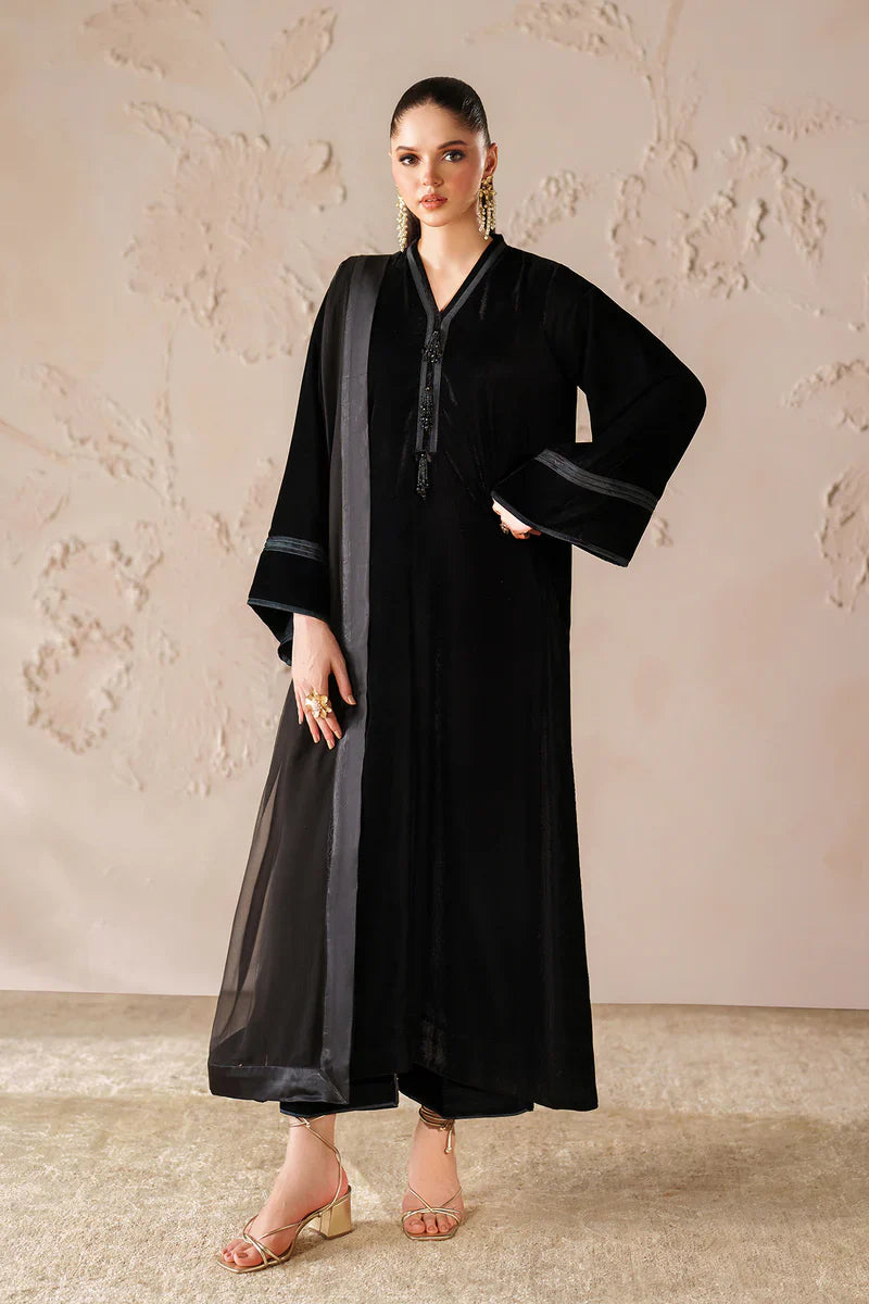 Baroque | Ensembles | SOLID VELVET SUIT EN-1212 - Rang-e-Khaas