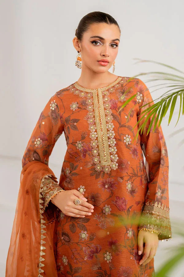 Baroque | Velvet Formals | COTTON NET UF-701 - Rang-e-Khaas