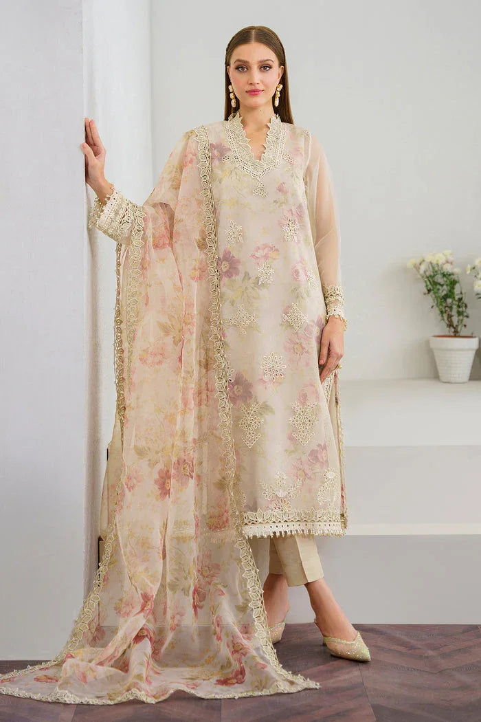 Baroque | Velvet Formals | ORGANZA UF-523 - Rang-e-Khaas