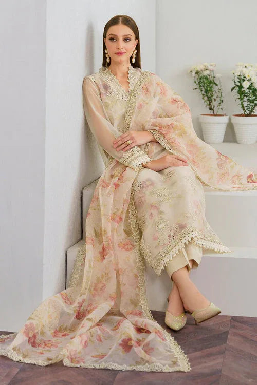 Baroque | Velvet Formals | ORGANZA UF-523 - Rang-e-Khaas