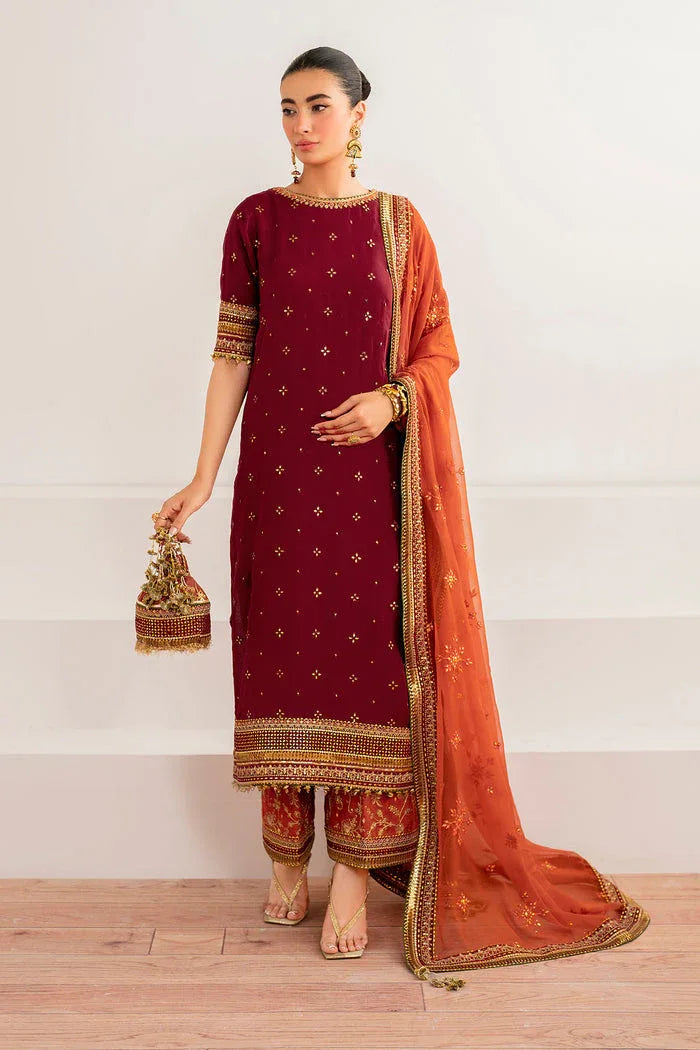 Baroque | Velvet Formals | CHIFFON UF-698 - Rang-e-Khaas