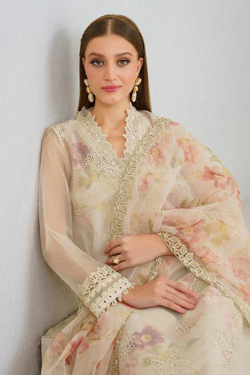 Baroque | Velvet Formals | ORGANZA UF-523 - Rang-e-Khaas