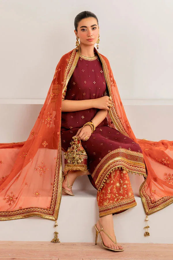 Baroque | Velvet Formals | CHIFFON UF-698 - Rang-e-Khaas