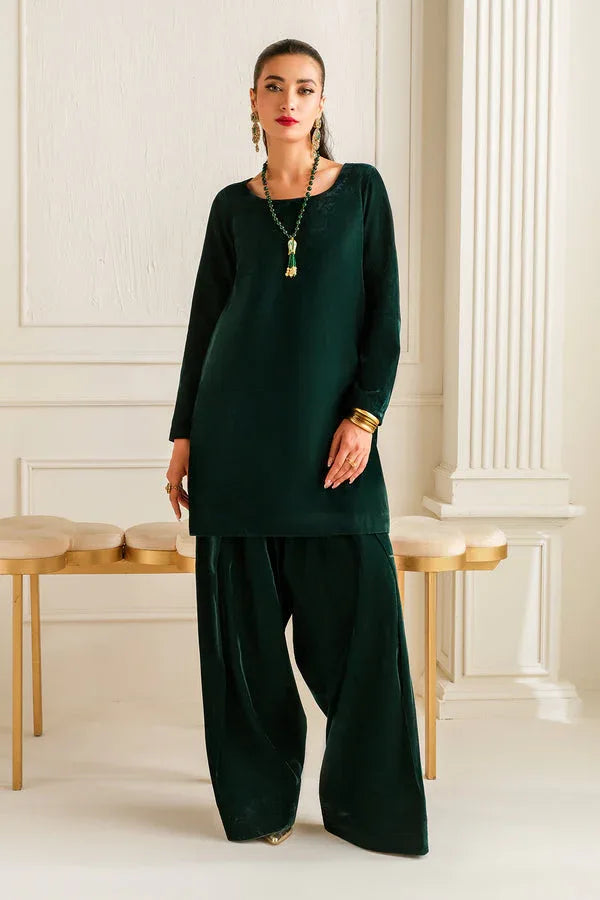 Baroque | Luxury Pret 24 | VELVET SUIT PR-1011 - Rang-e-Khaas