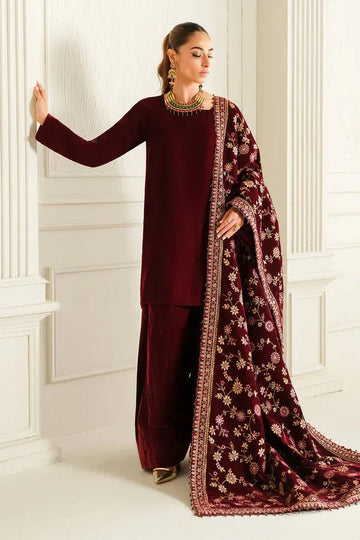 Baroque | Luxury Pret 24 | VELVET SUIT PR-1013 - Rang-e-Khaas