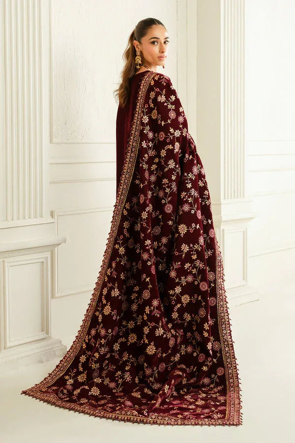 Baroque | Luxury Pret 24 | VELVET SUIT PR-1013 - Rang-e-Khaas