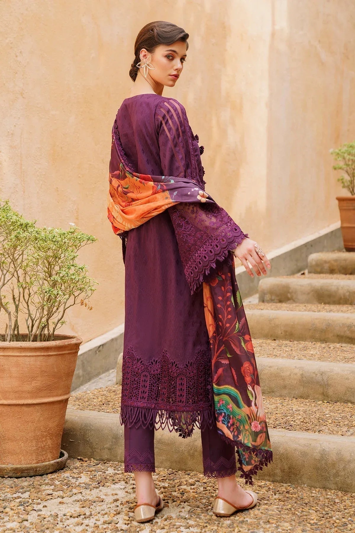 Baroque | Swiss Lawn 24 | SL12-D04 - Rang-e-Khaas