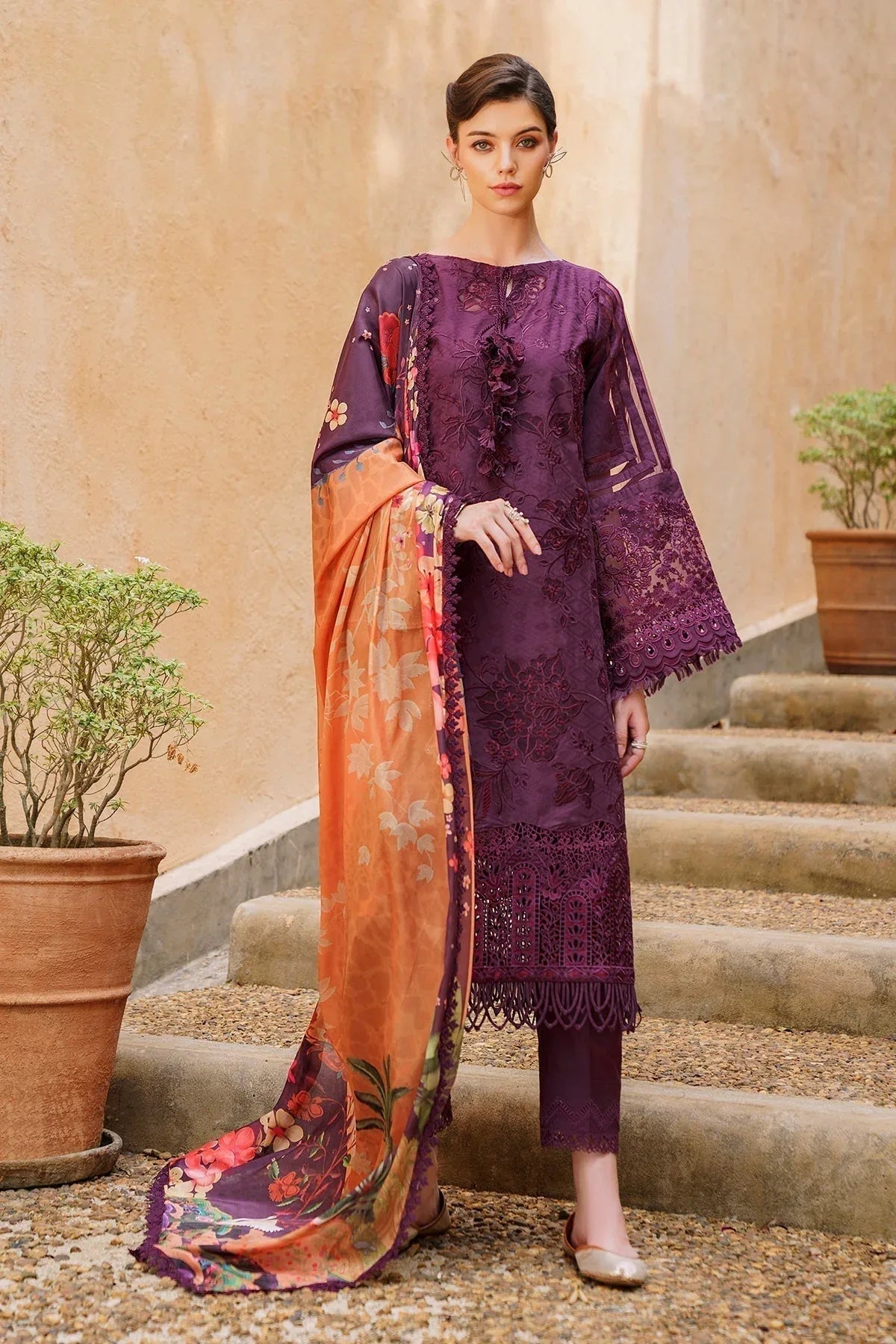 Baroque | Swiss Lawn 24 | SL12-D04 - Rang-e-Khaas