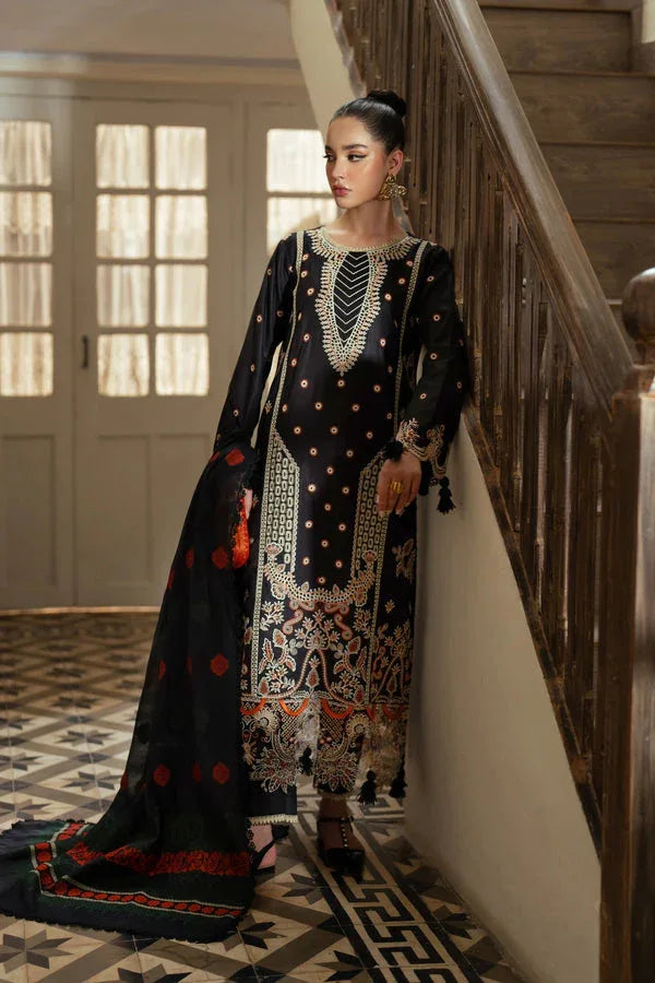 Aabyaan | Miraal Signature Embroidered Viscose | FATIN (AV-09) - Rang-e-Khaas
