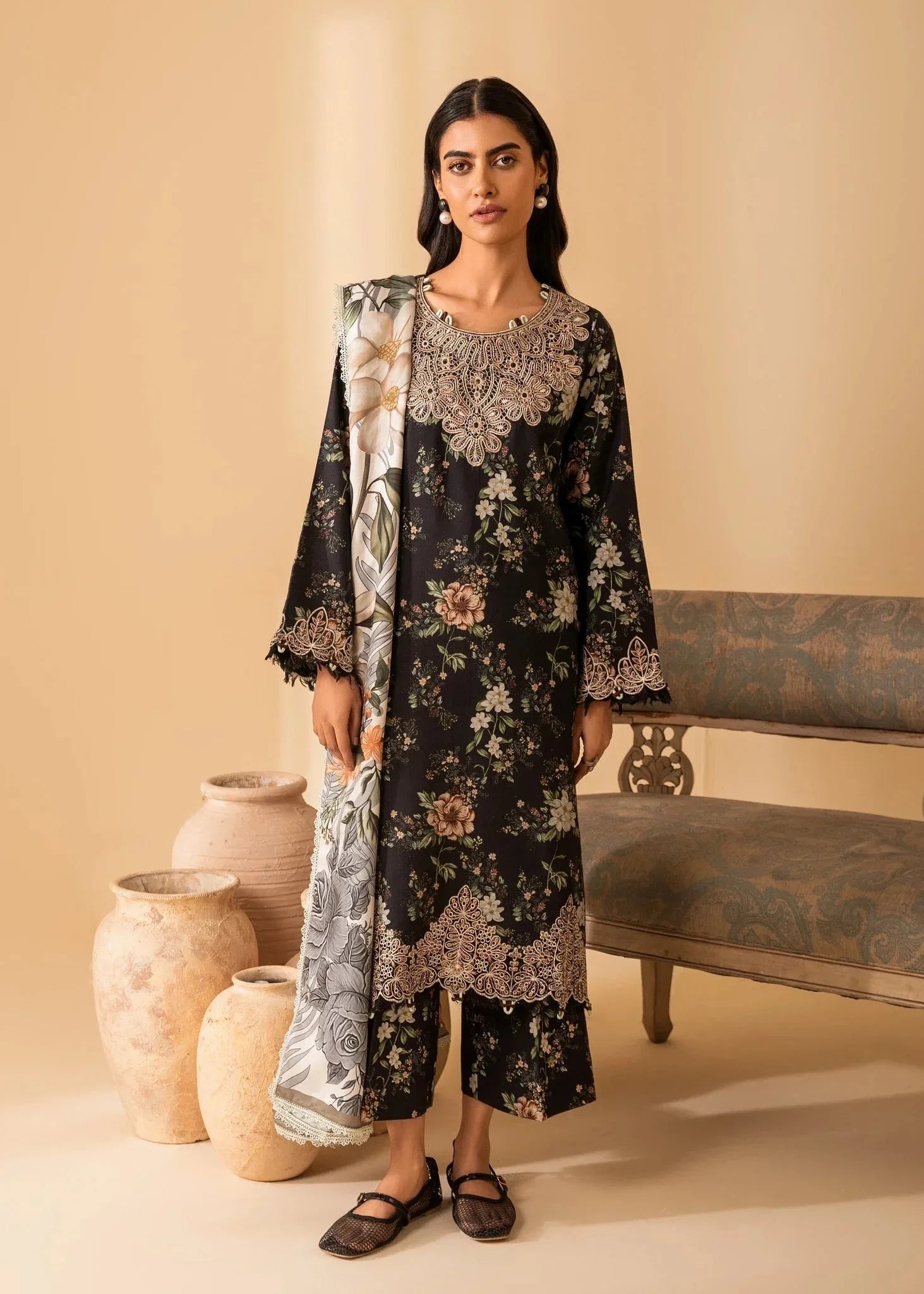Nureh | Shades of Winter | ELARA (AZ-01) - Rang-e-Khaas