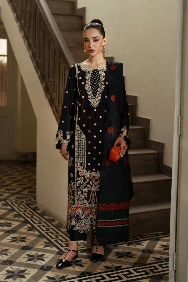 Aabyaan | Miraal Signature Embroidered Viscose | FATIN (AV-09) - Rang-e-Khaas