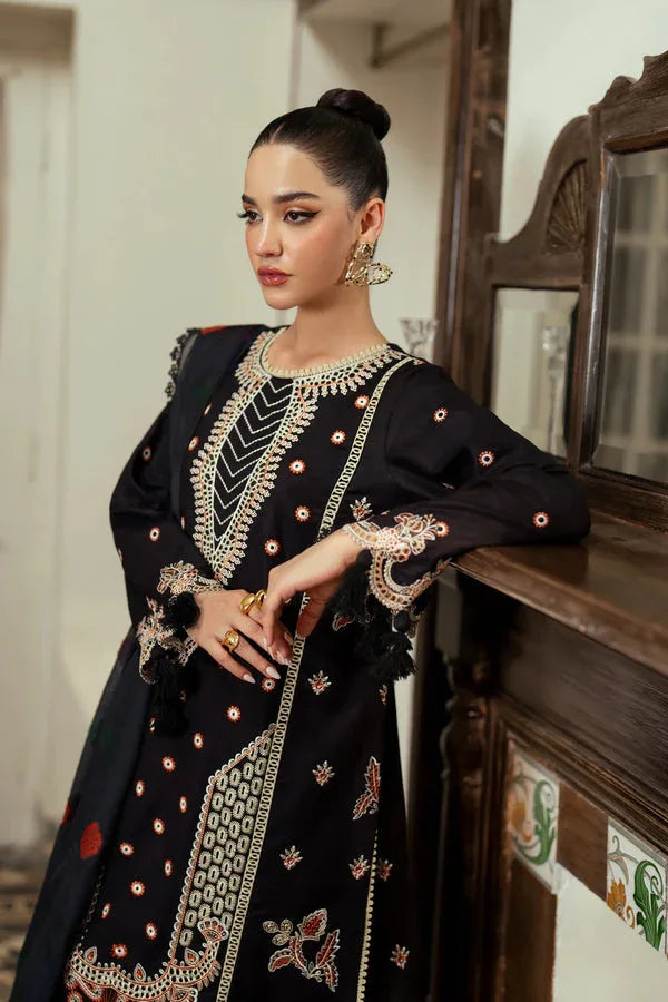 Aabyaan | Miraal Signature Embroidered Viscose | FATIN (AV-09) - Rang-e-Khaas