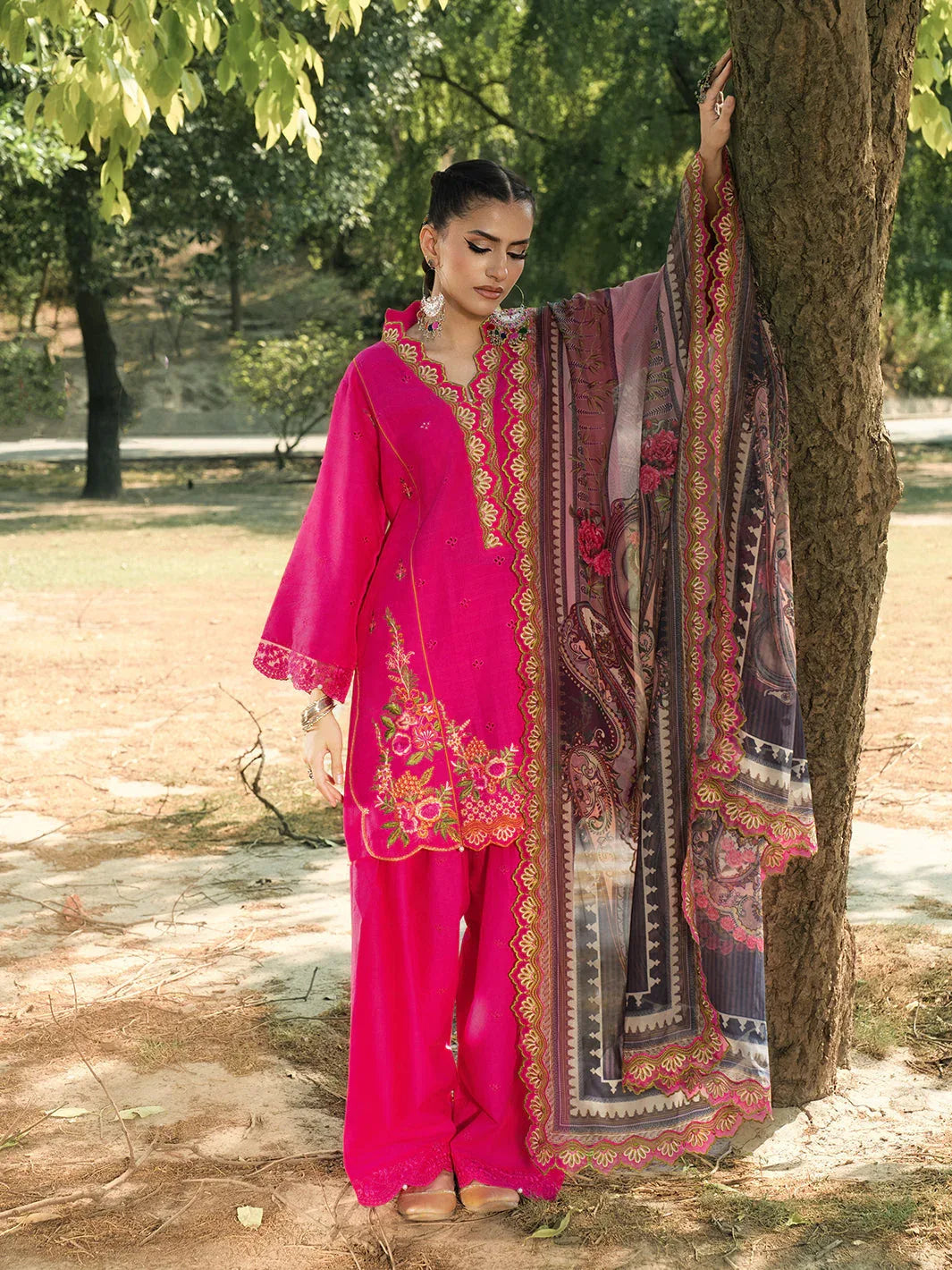 Hemstitch | The Garden Lawn | Blush Petal - Rang-e-Khaas