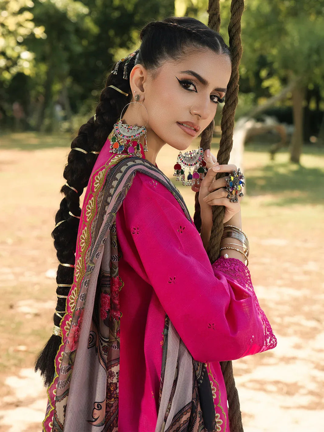 Hemstitch | The Garden Lawn | Blush Petal - Rang-e-Khaas