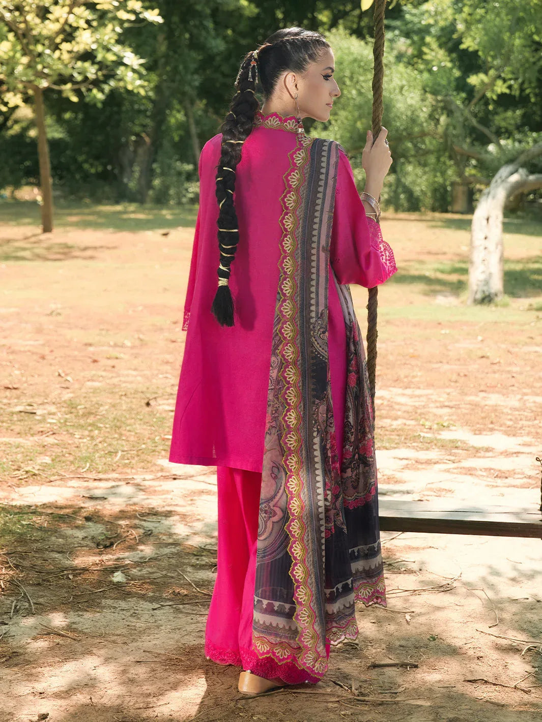 Hemstitch | The Garden Lawn | Blush Petal - Rang-e-Khaas