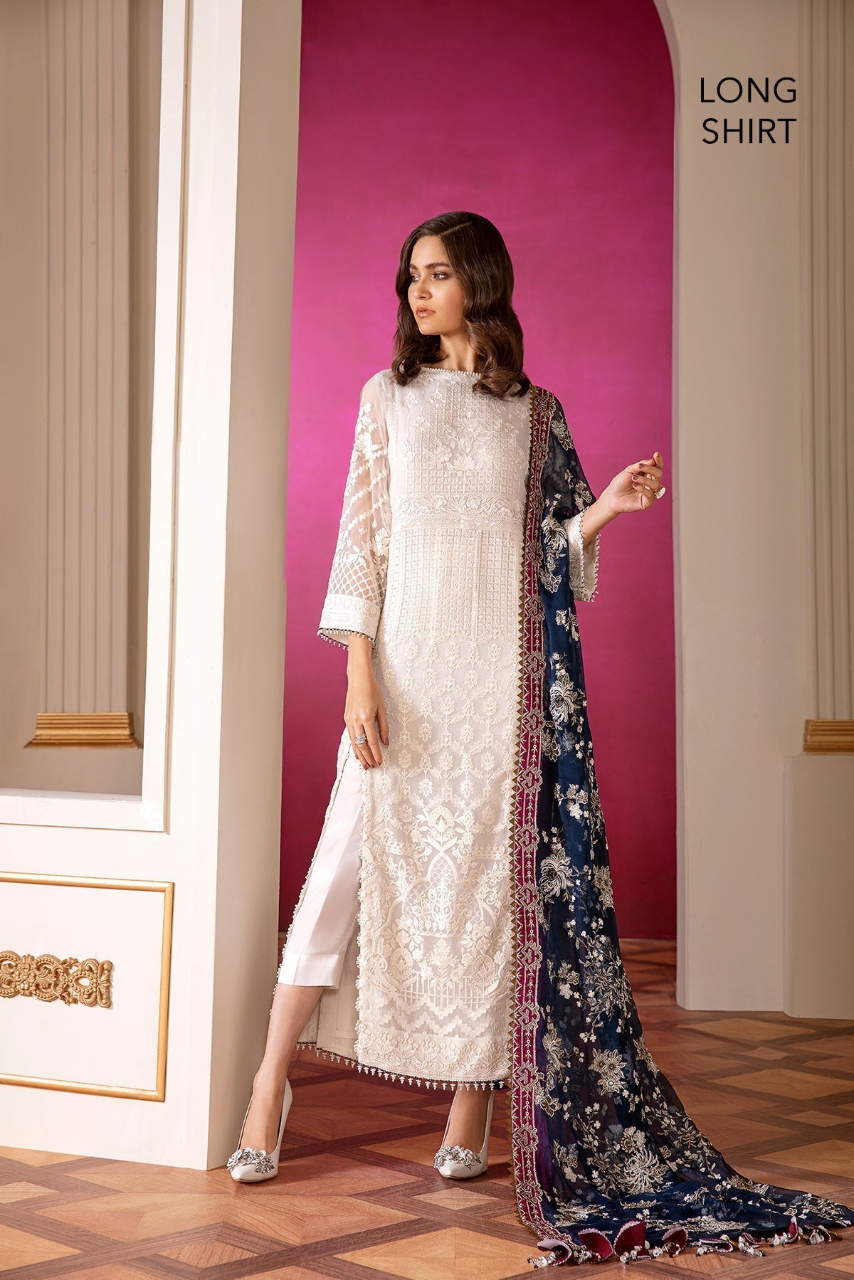 Baroque-EMBROIDERED CHIFFON CH07-02