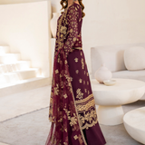 IZNIK Chinon Vol-02 Embroidered Chiffon 3Pc Suit CC-42