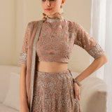 IZNIK Chinon Vol-02 Embroidered Net 3Pc Suit CC-43