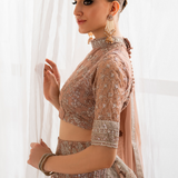 IZNIK Chinon Vol-02 Embroidered Net 3Pc Suit CC-43