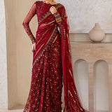 IZNIK Chinon Vol-02 Embroidered Net 3Pc Suit CC-49