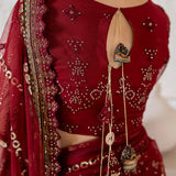 IZNIK Chinon Vol-02 Embroidered Net 3Pc Suit CC-49