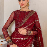 IZNIK Chinon Vol-02 Embroidered Net 3Pc Suit CC-49
