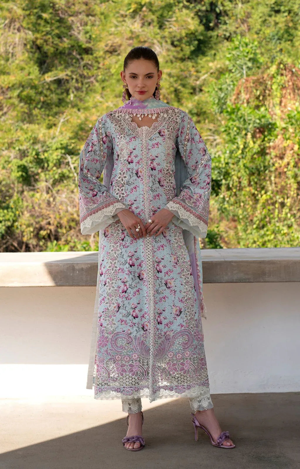 AJR Couture | Printakari Lawn 25 | Charlotte - Rang-e-Khaas