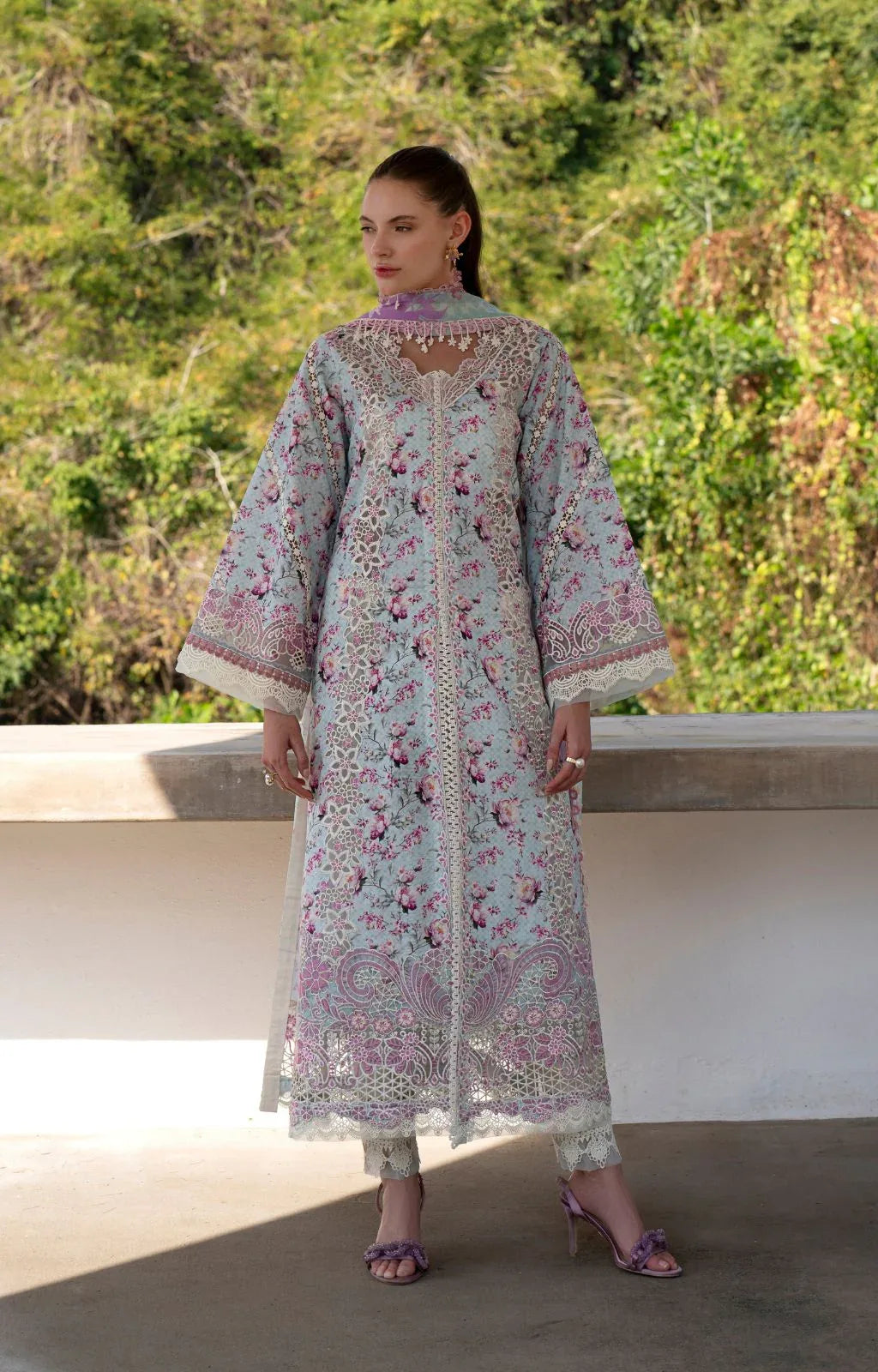 AJR Couture | Printakari Lawn 25 | Charlotte - Rang-e-Khaas