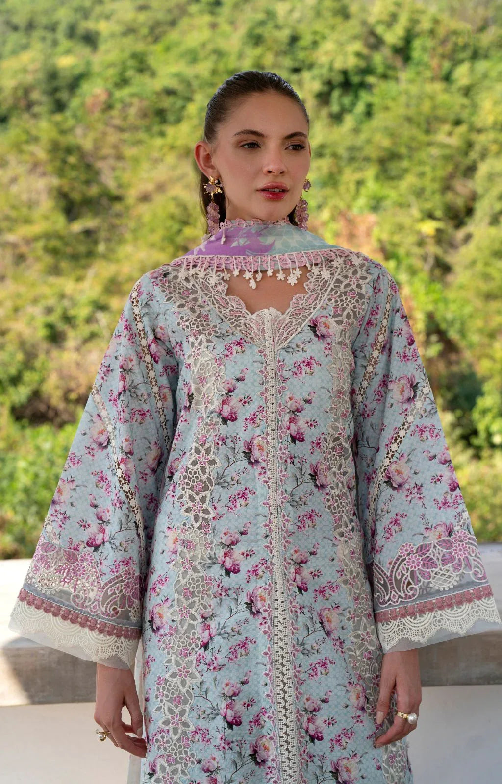 AJR Couture | Printakari Lawn 25 | Charlotte - Rang-e-Khaas