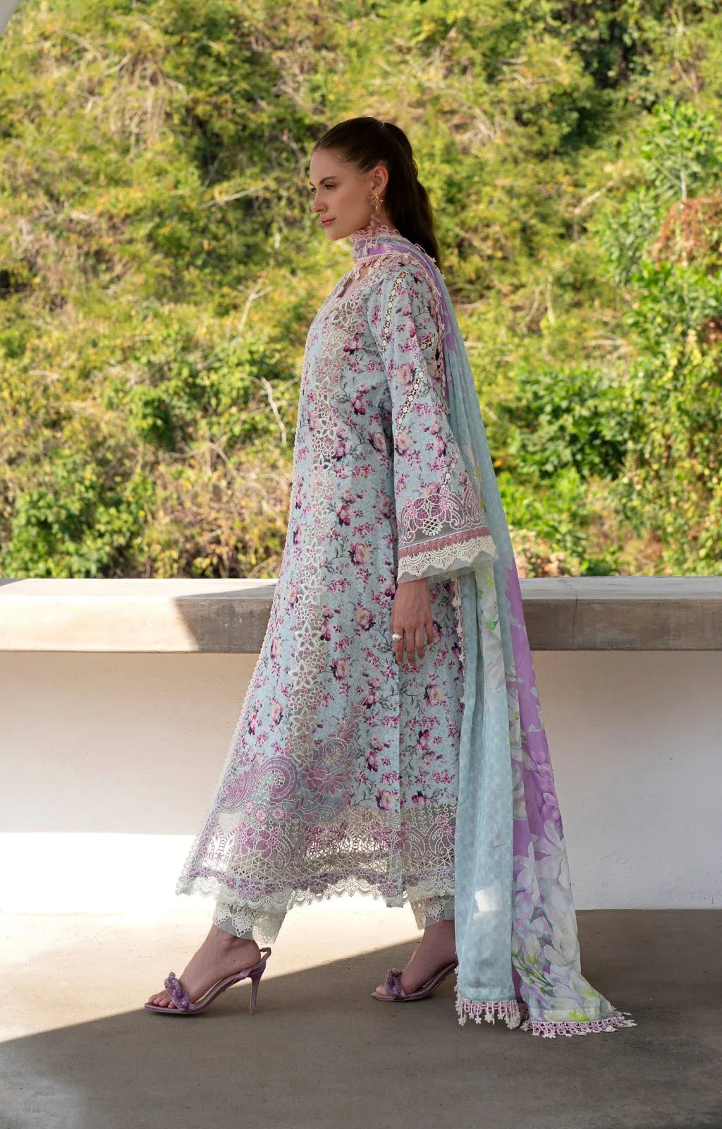 AJR Couture | Printakari Lawn 25 | Charlotte - Rang-e-Khaas