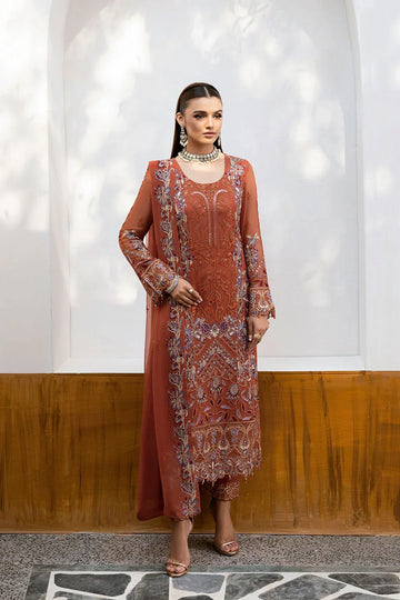 Ramsha | Chevron Chiffon Collection | A-1007 - Rang-e-Khaas